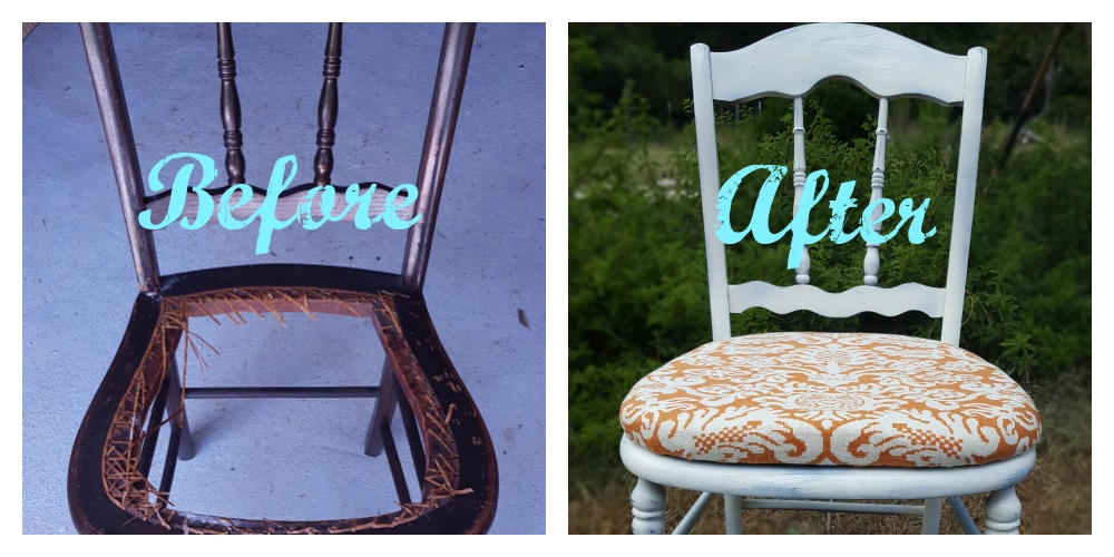 Thrifted Chair Makeover - Teadoddles