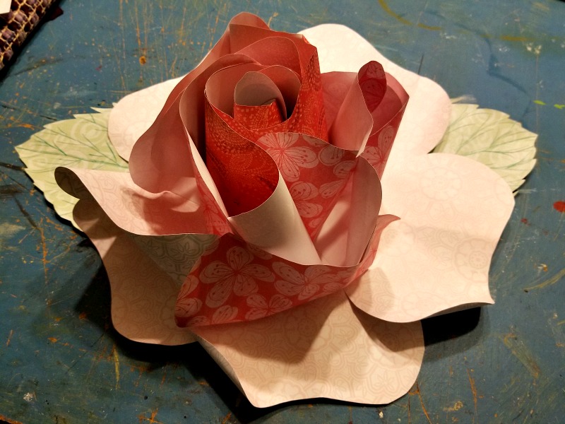 How to Make DIY Rolled Paper Roses - Color Me Thrifty